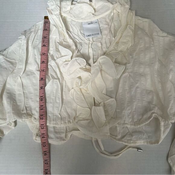 NWT Revolve x C/MEO Distinct Top In Ivory | size XXS *TOP ONLY* - Picture 10 of 10